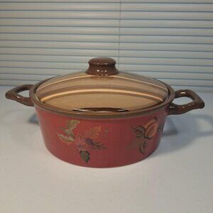 Retired Tracy Porter Octavia Hill Garden Collection 2Qt Round Covered Casserole